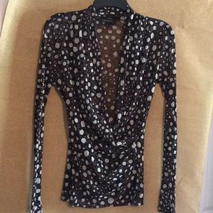 Karen Kane dressy long sleeve blouse